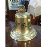 A ships bell from the 'Minster'