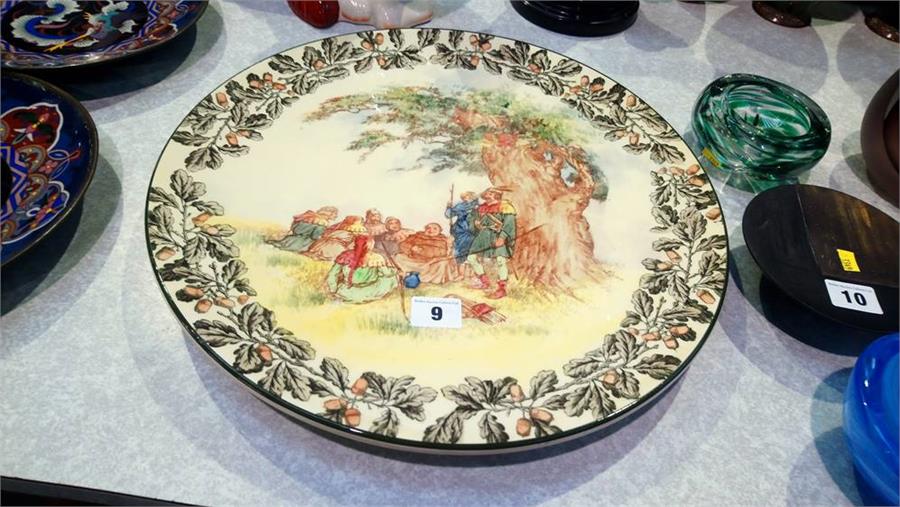 Royal Doulton charger 'Under the Green Wood Tree'