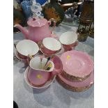 A Royal Winton 'Petunia' tea set