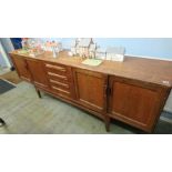 Long teak sideboard