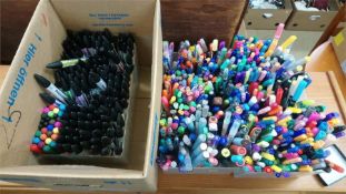 Quantity of felt tip pens