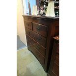 Edwardian mahogany chest of drawers