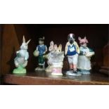 Six Beswick animal figures