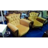 Pair of Italian armchairs