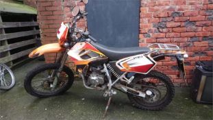 A Sky Team ST 50-3 motorcycle (no keys or papers)