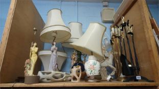 Various table lamps