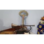 Model trumpet and a key