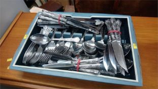 Quantity of Kings pattern cutlery