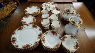 Royal Albert Old Country Roses tea and dinner service
