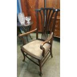 Mahogany carver chair