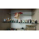 15 Royal Doulton Dickens ware figures