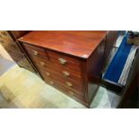 Edwardian mahogany chest of drawers