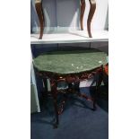 Modern marble top centre table