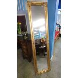 Gilt cheval mirror