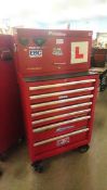 Clarke HD Plus tool stand and Stack On toolbox