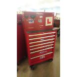 Clarke HD Plus tool stand and Stack On toolbox