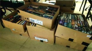 6 boxes of books - Sci Fi etc.