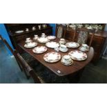 An Old Charm refectory table and four chairs