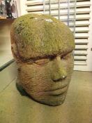 Large stone head