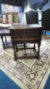 An Old Charm oak side table
