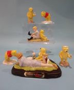 Six Royal Doulton Winnie The Pooh figures.