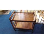 Teak tea trolley