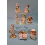 Collection of six Beswick Beatrix Potter figures