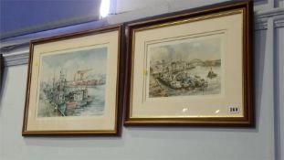 Two signed Ron Davidson prints