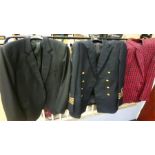 Three various jackets