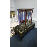An Oriental lacquered coffee table and an occasional table
