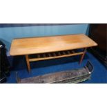 Teak coffee table