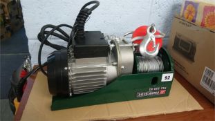 An electrical winch