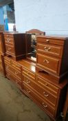 Three modern chest of drawers