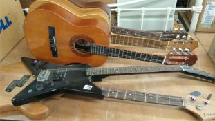 Five various guitars