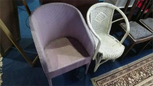 Two basket chairs
