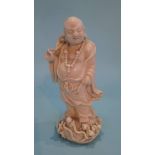 A Blanc De Chine figure of Buddha. 14.5cm high