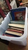 Large quantity of stamp albums