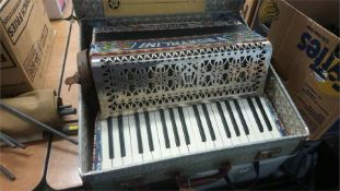 A Frontalini piano accordion