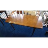 A Mackintosh teak coffee table, with pull out ends