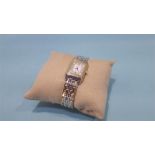 A Ladies boxed Jaeger Le Coultre 'Reverso' watch