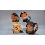 Four various Royal Doulton Character jugs