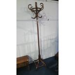 A Bentwood style coat stand