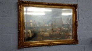 Gilt framed mirror