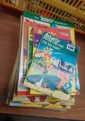 A collection of Asterix books