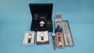 A collection of various wristwatches, Tissot, Swatch etc.