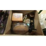 Box of assorted including set of scales etc.