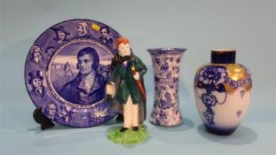 An Ashtead pottery figure of 'Beau Brummel' by Anne Acheson, model number M27. 27cm high and a