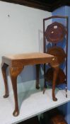 Stool and cake stand