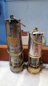 Two miners lamps
