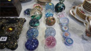 Collection of paperweights